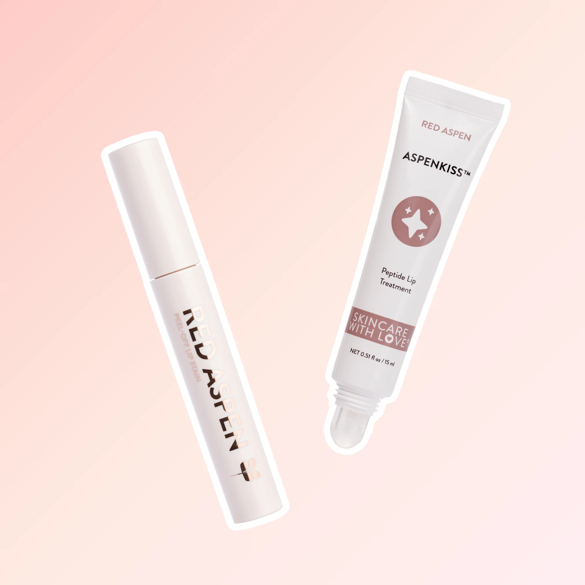 Crème Brûlée Peel-Off Lip Stain + AspenKiss Bundle Juniper Market Popup