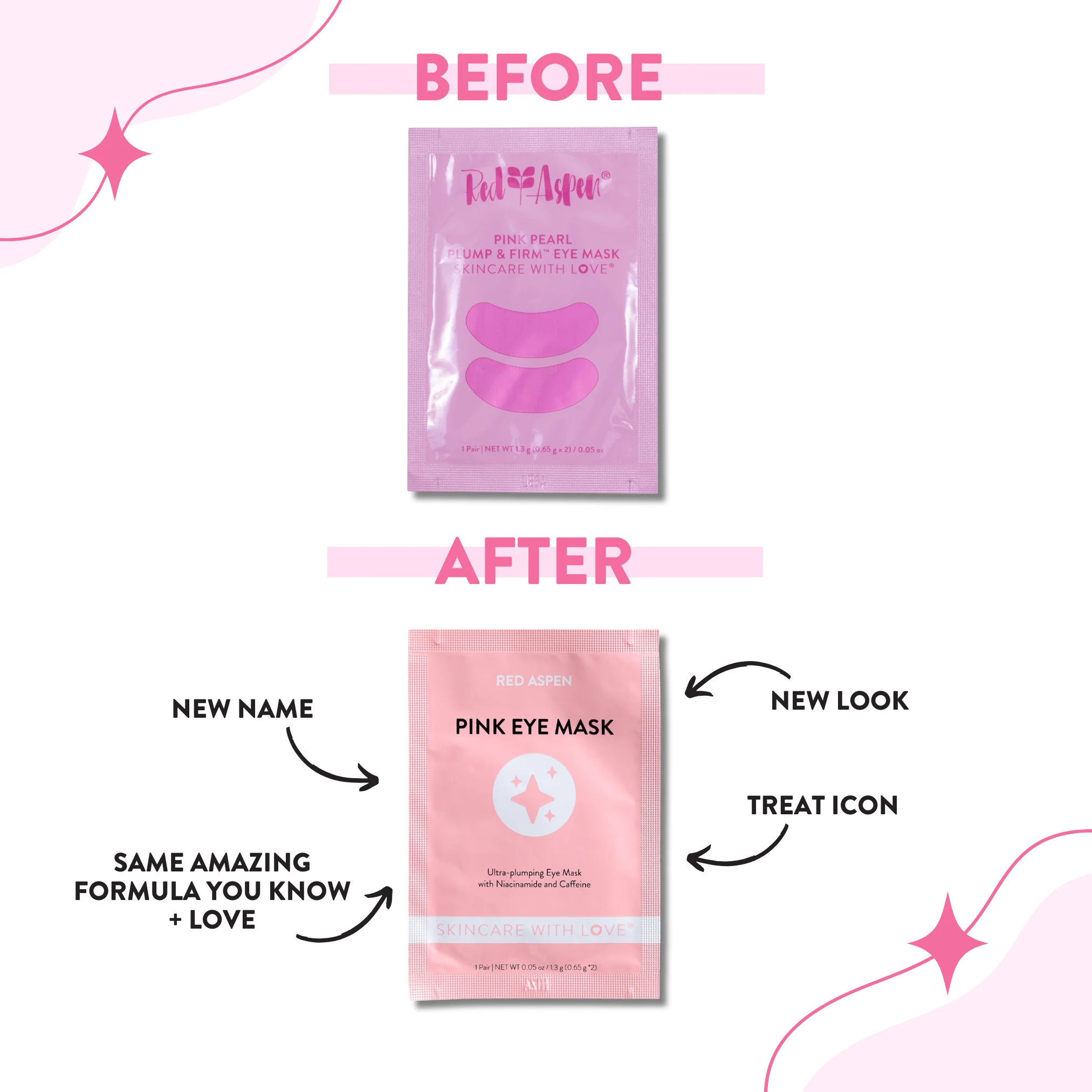 Pink Eye Mask - 5 Pack - Image 3